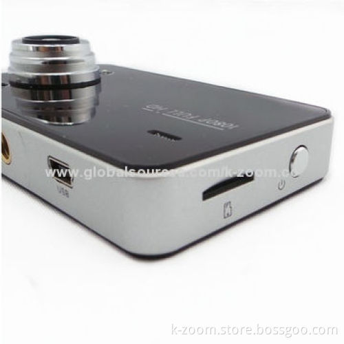 Vehicle recorder, max 1280*720/30fps, 2.4 inches 4:3, 90 degrees view angle
